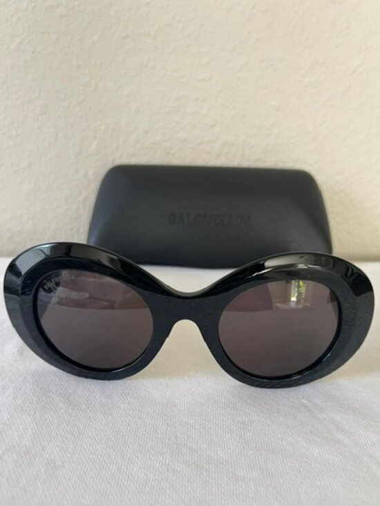BALENCIAGA BB0120S/001WOMENS SUNGLASSES BLACK-GERY main image 11